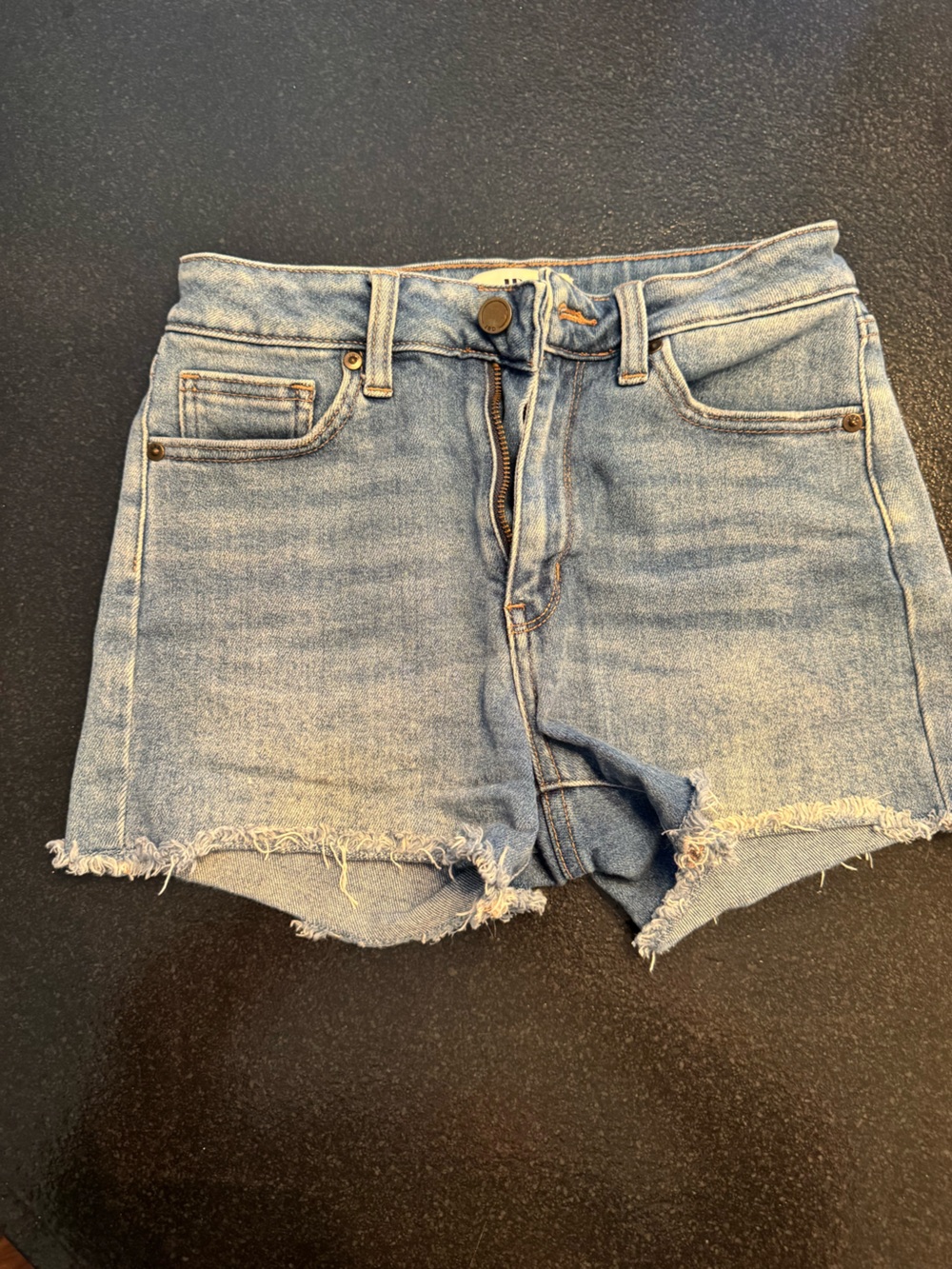 Just Black Light Blue Denim Cutoff Shorts